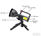 Punjiva LED lampa 1200lm + COB + Stativ-L-832