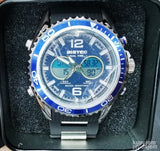 Sportski sat - stoperica LED svetlo alarm 3