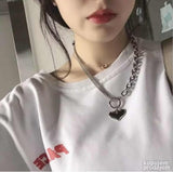 Ogrlica Srce Stainlees steel