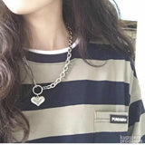 Ogrlica Srce Stainlees steel