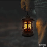 Retro lampa za kampovanje - PUNJIVA - kamp