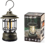 Retro lampa za kampovanje - PUNJIVA - kamp