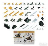 Konstrukcijski metalni set Bager - uradi sam 314 delova