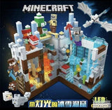 Minecraft lego kocke 866 delova LED lampa