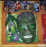 hulk kostim sa plaštom i igračkom