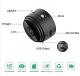 A9 Mini Kamera HD WiFi IP Kamera Video Nadzor Noćni Režim Dvosmerna Audio Komunikacija Pametna Kuća Tehnologija Kompaktna WiFi Kamera HD 1080p Rezolucija.