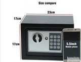 Sef elektronski sigurnosni šifra 2 kljuca23x17x17 30x20x20cm