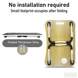 Visenamenski klopivi sto za laptop - drveni