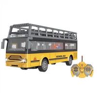 Daljinsko upravljanje autobus RC vozilo za decu Set vozila sa svetlima i muzikom Školski autobus na daljinski Autobus na sprat za igru Vozilo u razmeri 1:30 Prenosni daljinski upravljač za decu Realistična igračka vozila Uzbudljivo iskustvo vožnje za decu