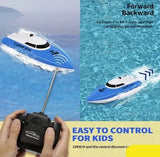 trkački gliser daljinski upravljač čamac na daljinski vodootporan brz uzrast 6+ igračka za decu letnja zabava punjiva baterija