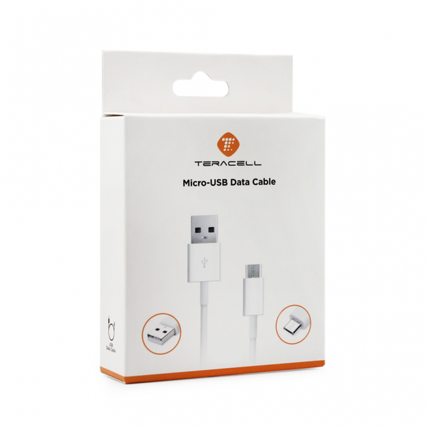 Data kabl Teracell Plus micro USB beli 2m