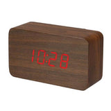 Digitalni drveni alarm sat
