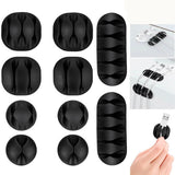 Organizujte Vaše kablove lako: Set od 10 držača za fiksiranje kablova