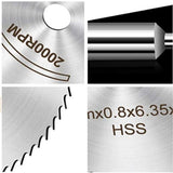 Set cirkular nastavaka za bušilicu (6 komada)