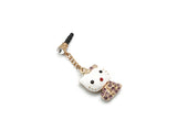 Kapica handsfree 3,5 mm charm Kitty L ljubicasta