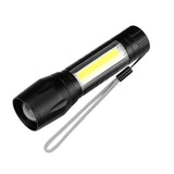 Laser led lampa 500m dometa, 4 moda, integrisana baterija
