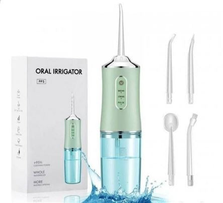 oralni irigator ispiranje zuba higijena usne duplje čišćenje fiksnih proteza uklanjanje plaka zdravlje desni