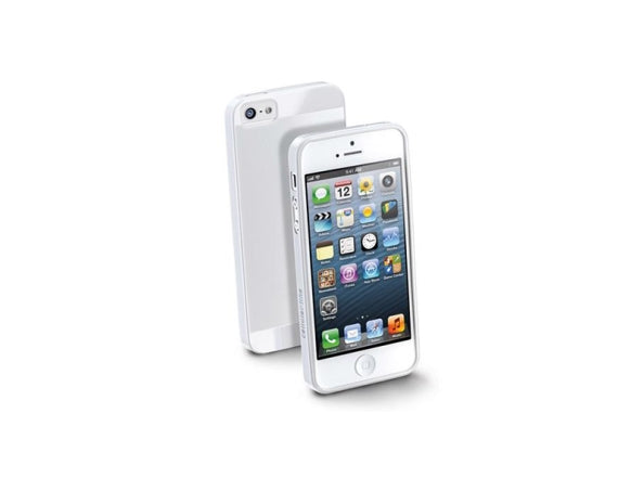 Torbica Cellular Line SOFTSLIM za iPhone 5 bela