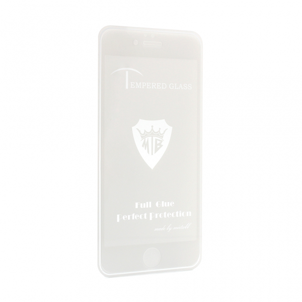 Tempered glass 2.5D full glue za iPhone 6/6S beli