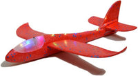 avion jedrilica igracka"Avion jedrilica crvena" "LED osvetljenje aviona" "Igra na otvorenom za decu" "Porodična zabava na otvorenom" "Lagani model aviona"