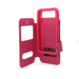 Torbica bi fold univerzalna za mobilni telefon 4.3-4.5" pink