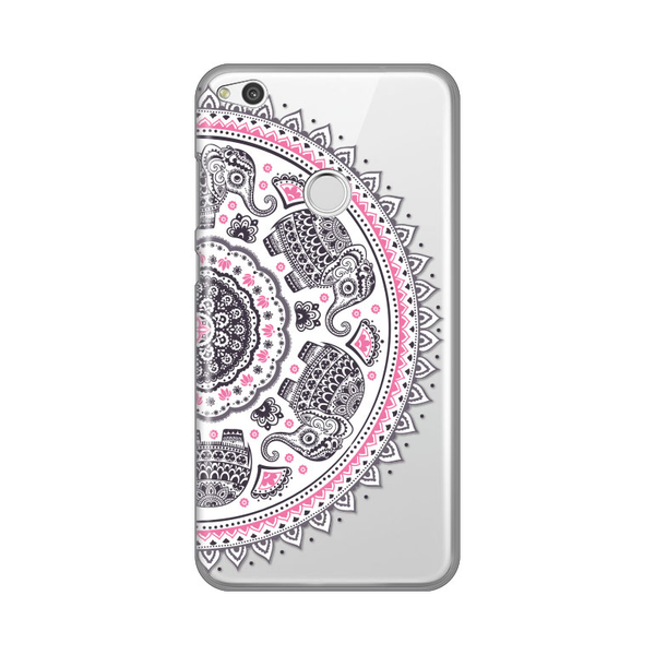 Torbica Silikonska Print Skin Za Huawei Honor 8 Lite/P8 Lite 2017/P9 Lite 2017 Elephant Mandala